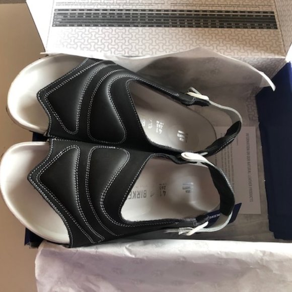 Birkenstock x Saskia Lenaerts Terra leather sandals. Exquisite. Size: 8, 41 - Picture 3 of 11